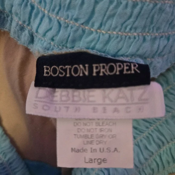 Y2K 90s Boho Vintage Boston Proper Multicolor Tiered Maxi Dress Junior's Large - Picture 2 of 2